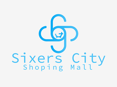 Shopping mall logo design flat illustration illustrator logo logodesign minimal vector