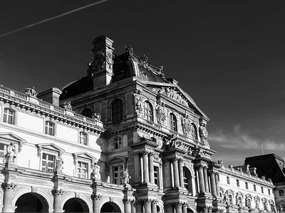 Le Louvre blackandwhite louvre paris photograhy