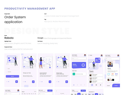 Productivity Management App 3d android app android auto app animation app app design design graphic design mobile app design productivity management app ui user experience userinterface