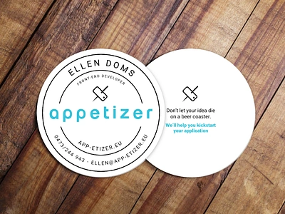 Beer coaster business card application beer beer coaster business cards