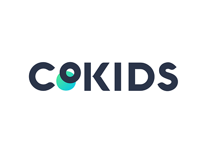 CoKids, for a community babysit app babysitter child childcare children gradient kids logo logotype