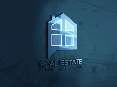 Real Estate lgo design icon illustration illustrator logo minimal typography vector