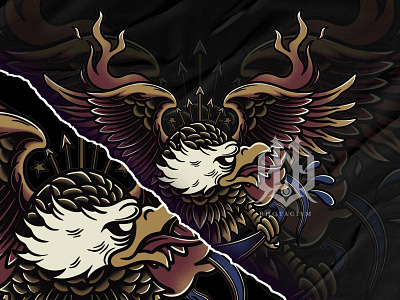 England Eagle Illustration artwork clothing darkart deathmetalart eagle eagleart eaglevector england gigsposter gym gymartwork gymvector illustration logo metal metalart posterdesign teedesign vector