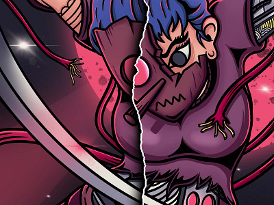 Killer anime artwork bandart bandjob bandmerch clothing darkanime darkart gigsposter illustration killer metal nft nftart nftcollector teedesign vector