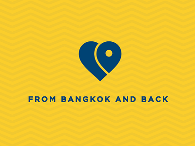 From Bangkok and Back bangkok bangkok logo logo blog heart heart logo love minimal modern simple travel uk wip work in progress location