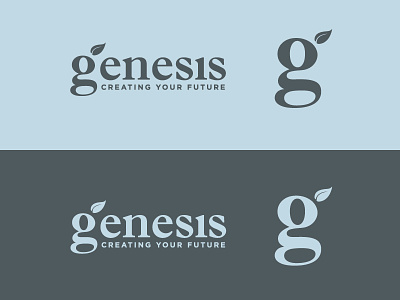 Finance Management Logo Reject blue design finance g genesis leaf logo money reject type vector wealth
