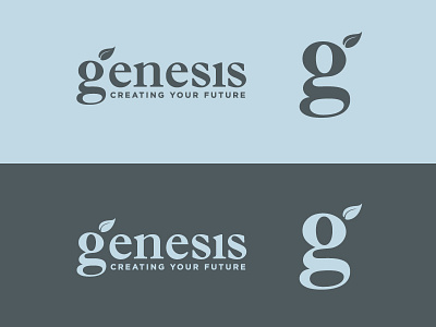 Finance Management Logo Reject blue design finance g genesis leaf logo money reject type vector wealth