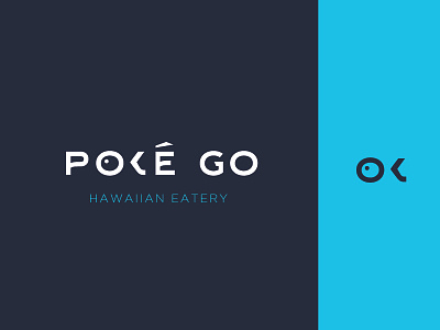 PokéGo Hawaiian Restaurant Logo 2019 bar logo branding branding design design fish logo hawaii logo logo design poke restaurant branding