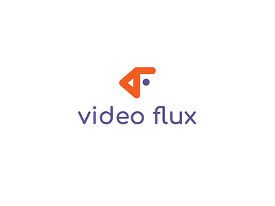 Logo for Video Flux brand concept brand design branding design graphic design logo logo design logodesign modern socialmedia vector videoapp