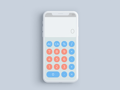 Calculator for #DailyUI #004