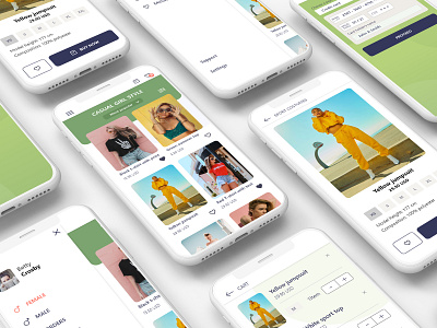 Clothing App to Shop Online app clothes design mobile mobile app mobile ui store ui ui ux uidesign ux design uxui