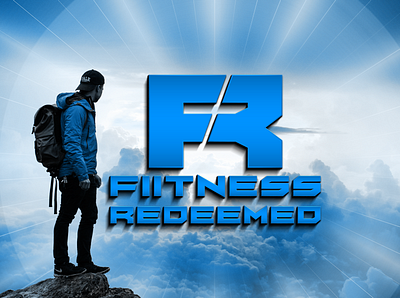 FIITNESS REDEEMED 3d logo design design illustration logo vector