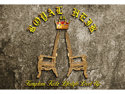 ROYAL HEIR 3d logo design design illustration logo vector