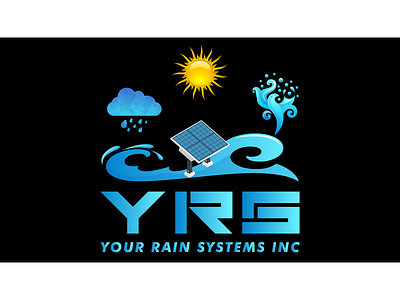 YOUR RAIN SYSTEMS UNC 3d logo design design illustration logo vector