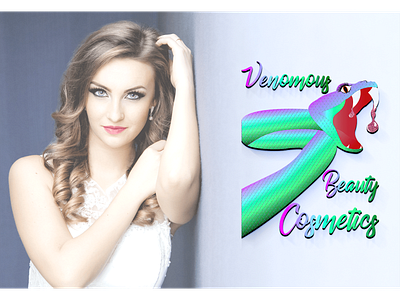 Beauty Cosmetics 3d logo design design illustration logo vector