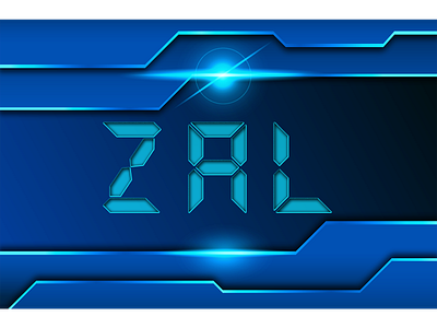 ZAL 3d logo design design illustration logo vector