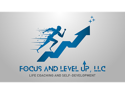 FOCUS AND LEVEL UP, LLC 3d logo design design illustration logo vector