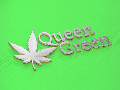 Queen Green 3d logo design design illustration logo vector