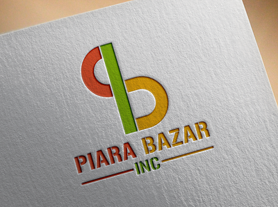 PIARA BAZAR INC 3d logo design design illustration logo vector
