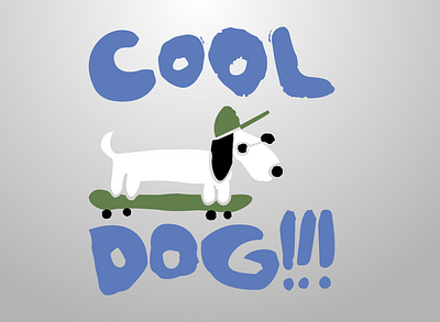 Cool Dog!!! 3d logo design design illustration logo vector