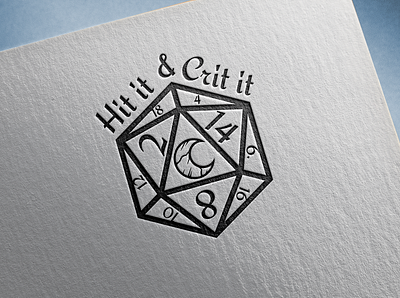 Hit it & Crit it_1 3d logo design design illustration logo vector