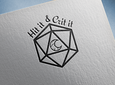 Hit it & Crit It_2 3d logo design design illustration logo vector