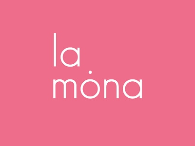 la mona logotype art art direction brand branding design graphic design graphic designer graphicdesign illustrator la mona logo logo design logotype