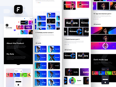 Fitness app cards and banners live on Behance app app store application banners branding brhance camera cards cards ui fitness design gym home house illustration ios neel prakhar sharma ui ux vector