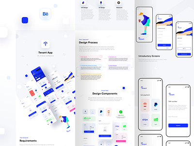 Tenant App case study live on BEHANCE