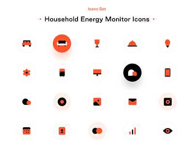 Household energy monitor icons set apple behance calendar cloud contacts figma gallery icon kit icons kitchen lounge marketing neel prakhar rooms sharma sketch smart home smart mobile user interface ui ux design