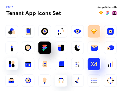 Tenant app icons set (Available for sell)