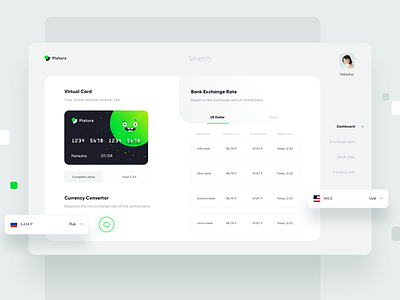 Platora dashboard part 2 app branding card credit dashboard design figma illustration logo neel photoshop plastic virtual debit prakhar sharma sketch ui vector web website xd