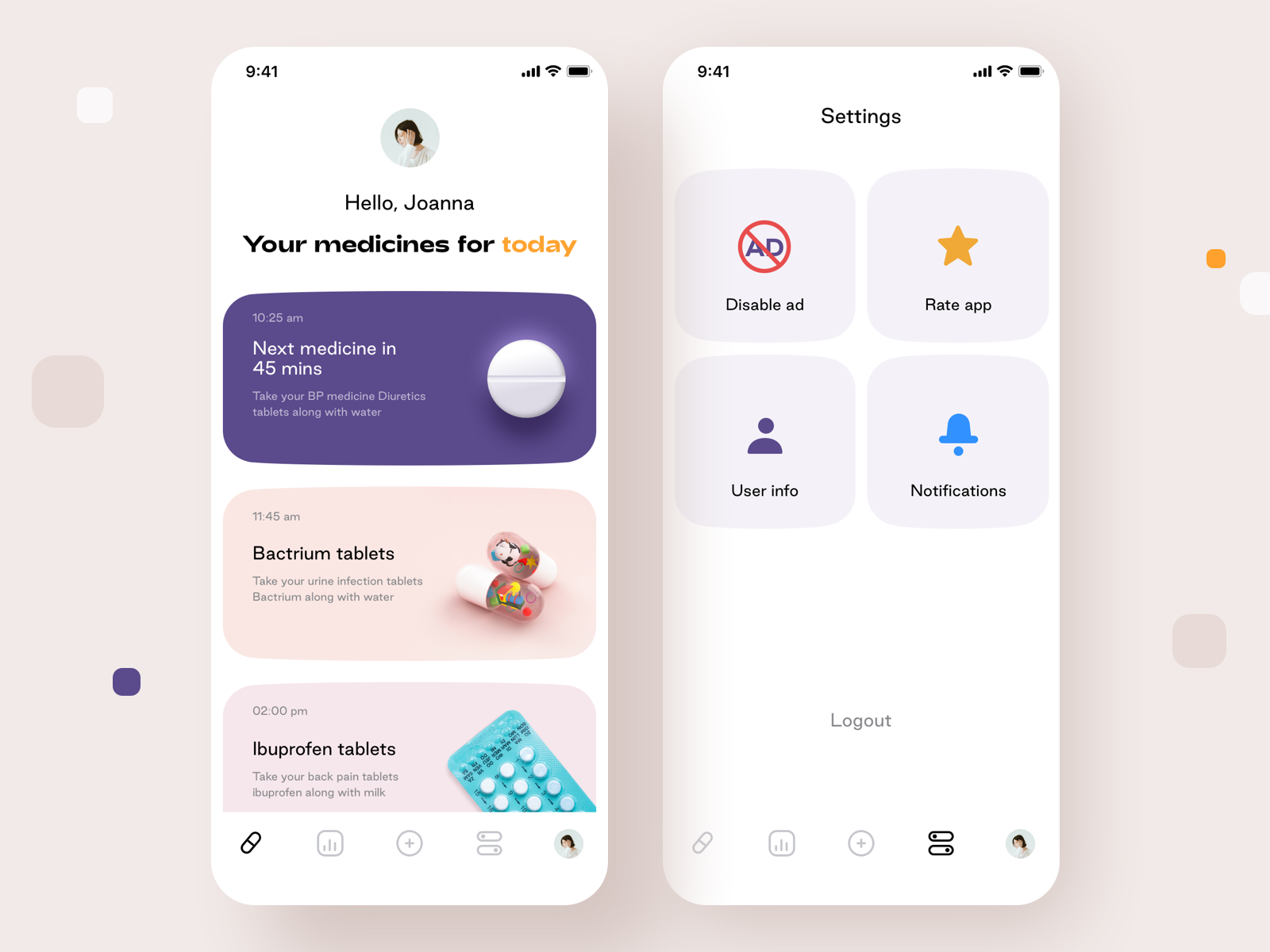 Medicine reminder app by Prakhar Neel Sharma on Dribbble