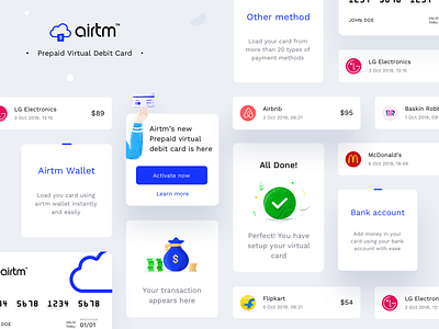 Airtm Dashboard Components