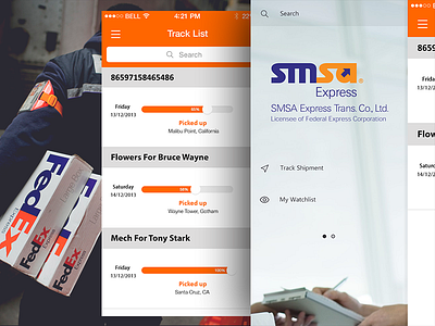 Fed ex smsa express delivery service ecommerce ship track