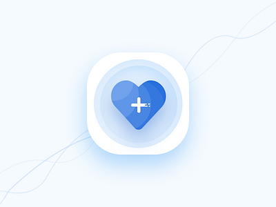 App Icon Sample for Medicure app doctor find icon medical patient plus ui