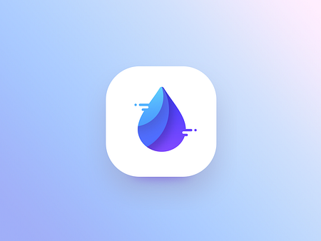 water app icon proposal 2 by Prakhar Neel Sharma on Dribbble