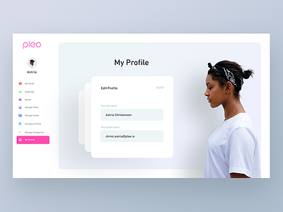 Pleo Profile Exploration (WIP) card payment plastic virtual pleo card expense price receipt real time spending ui ios android web