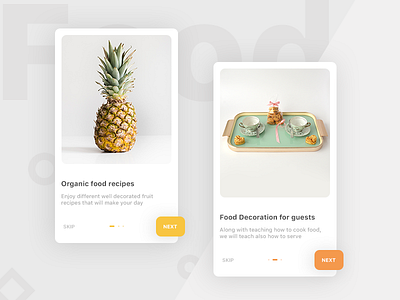 Food App Onboarding (unused element part 20)