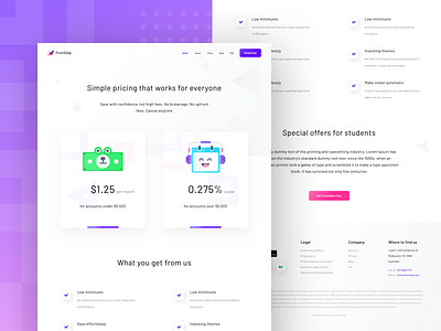 Pricing page firststep