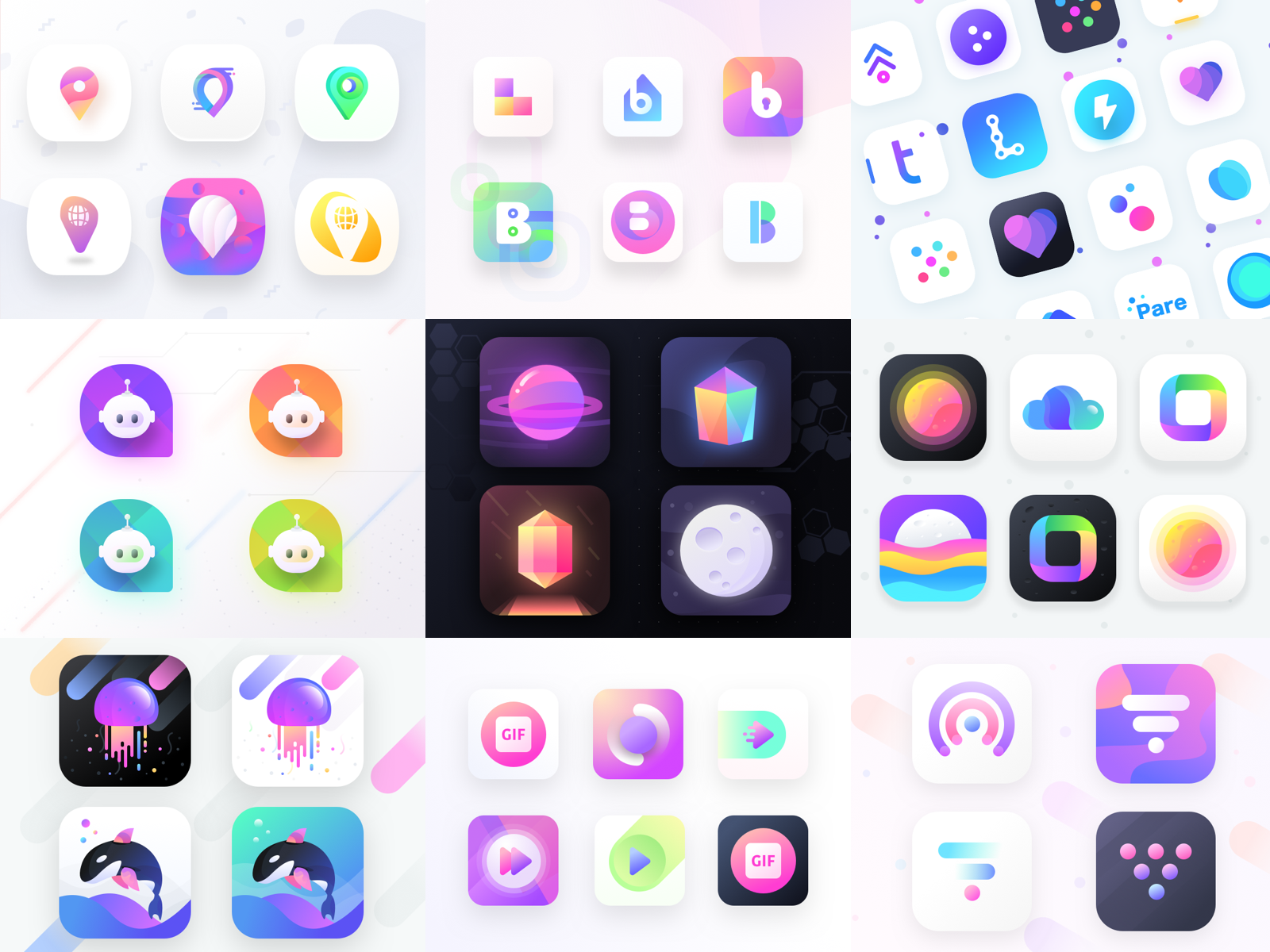 App Icons from 2018 by Prakhar Neel Sharma on Dribbble