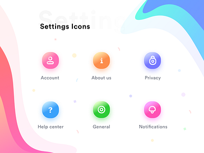 Settings page icon