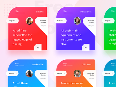 Fonts cards colors design fonts name neel photo pic prakhar profile sharma size technlogy typo typography typography design ui ux design user web website website builder