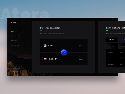 Atora exploration bank calendar conversion convert crypto exchange cryptocurrency dollars header home location neel platform prakhar rates sharma template ui usd ux ux design