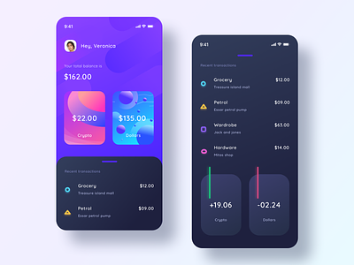 Cryptocurrency app mockup amount android blockchain blockchain cryptocurrency crypto cryptocurrency currency darkmode dollars grocery ios link neel prakhar sharma shopping statusbar usd user web