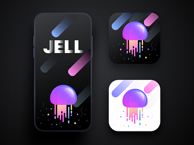 Jell app icon and splash screen II