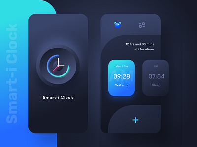 Smart-i Clock (Dark mode)