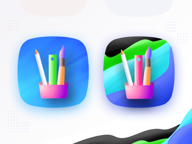 App icon related to photo editing/paint app by Prakhar Neel Sharma on