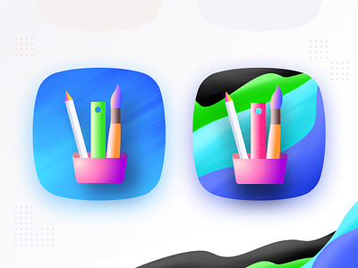 App icon related to photo editing/paint app