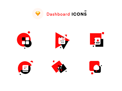 Dashboard icons LIGHT MODE (Source Sketch)